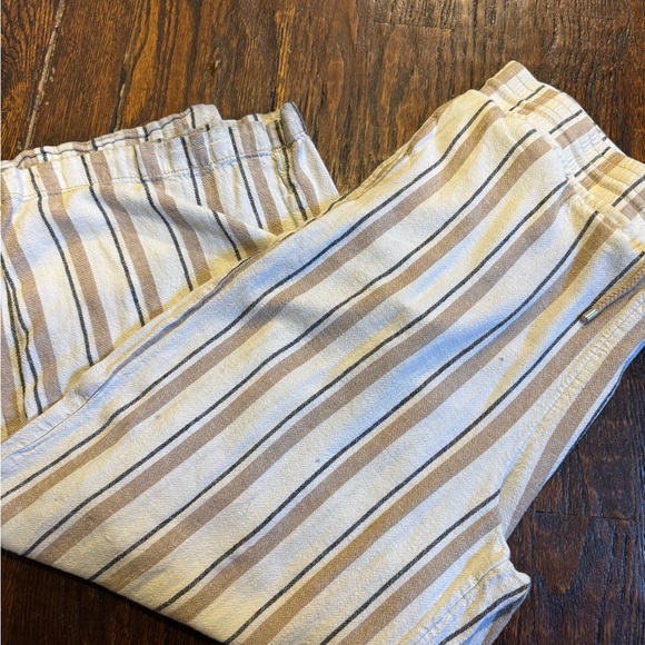 Time and Tru Pants - Time and Tru Beige and Brown Striped Pants